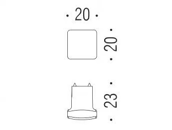 FORMAE F25 - Cromall® furniture knob by Colombo Design - view 3